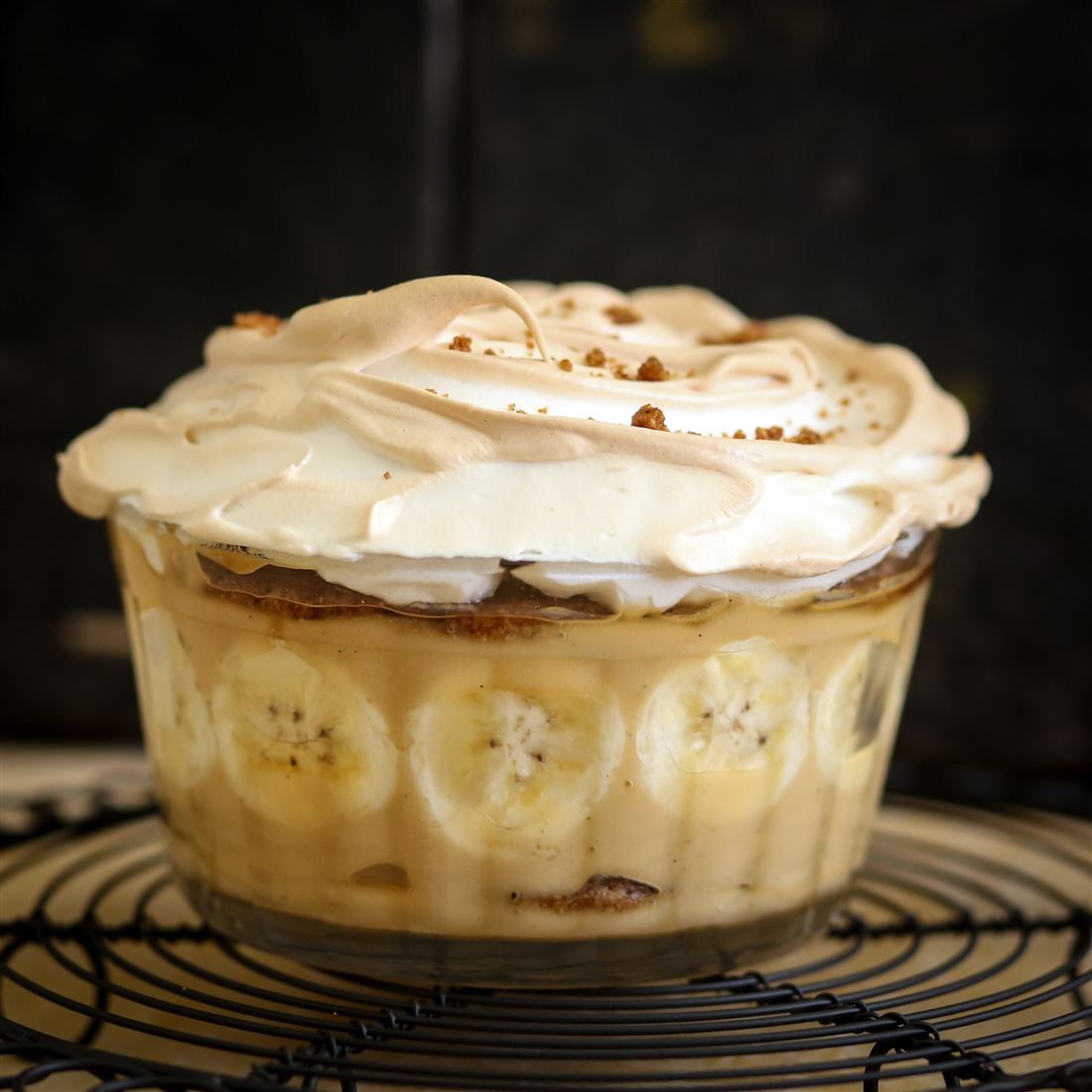 Sobremesa gelada de banana sem lactose