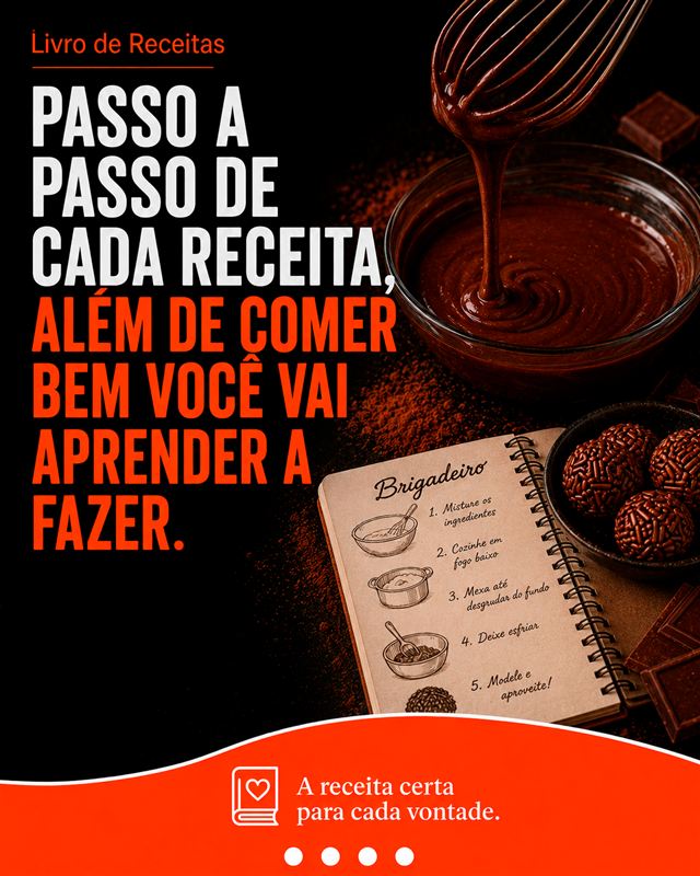 Passo a passo de cada receita